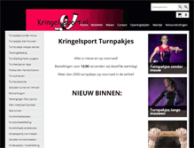 Tablet Screenshot of kringelsport.nl